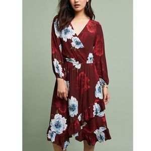 TRACY REESE x ANTHRO Aleah Surplice Wrap Dress